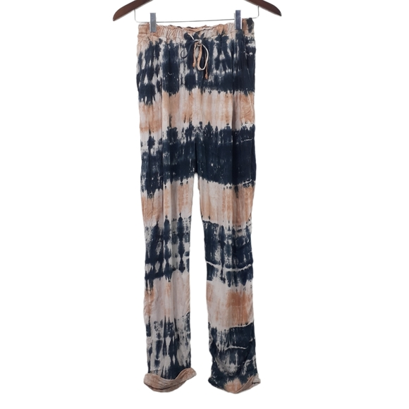 Blue Life Pants - Blue Life Tie Dye Pants Size Small